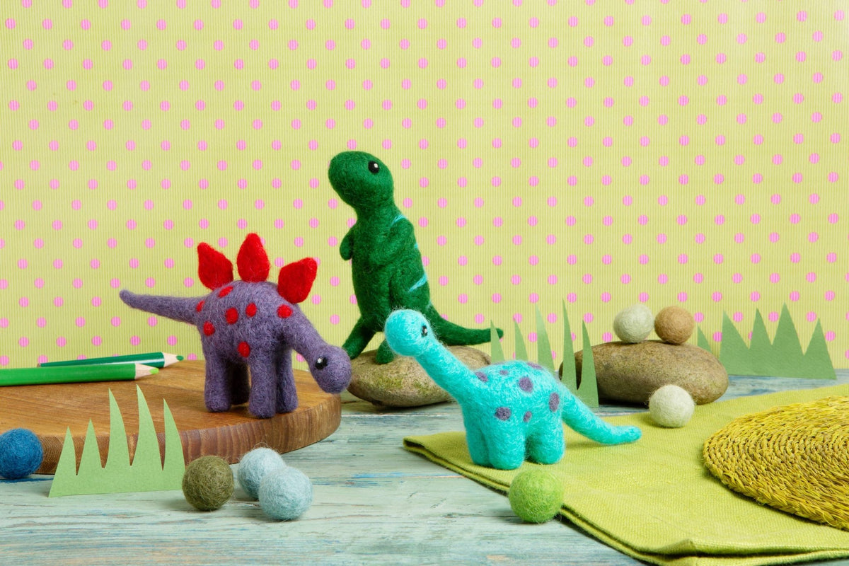 Beginner Diplodocus Needle Felting Kit - Shop at Persephone's Hearth