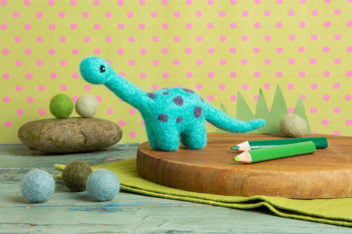 Beginner Diplodocus Needle Felting Kit - Shop at Persephone's Hearth