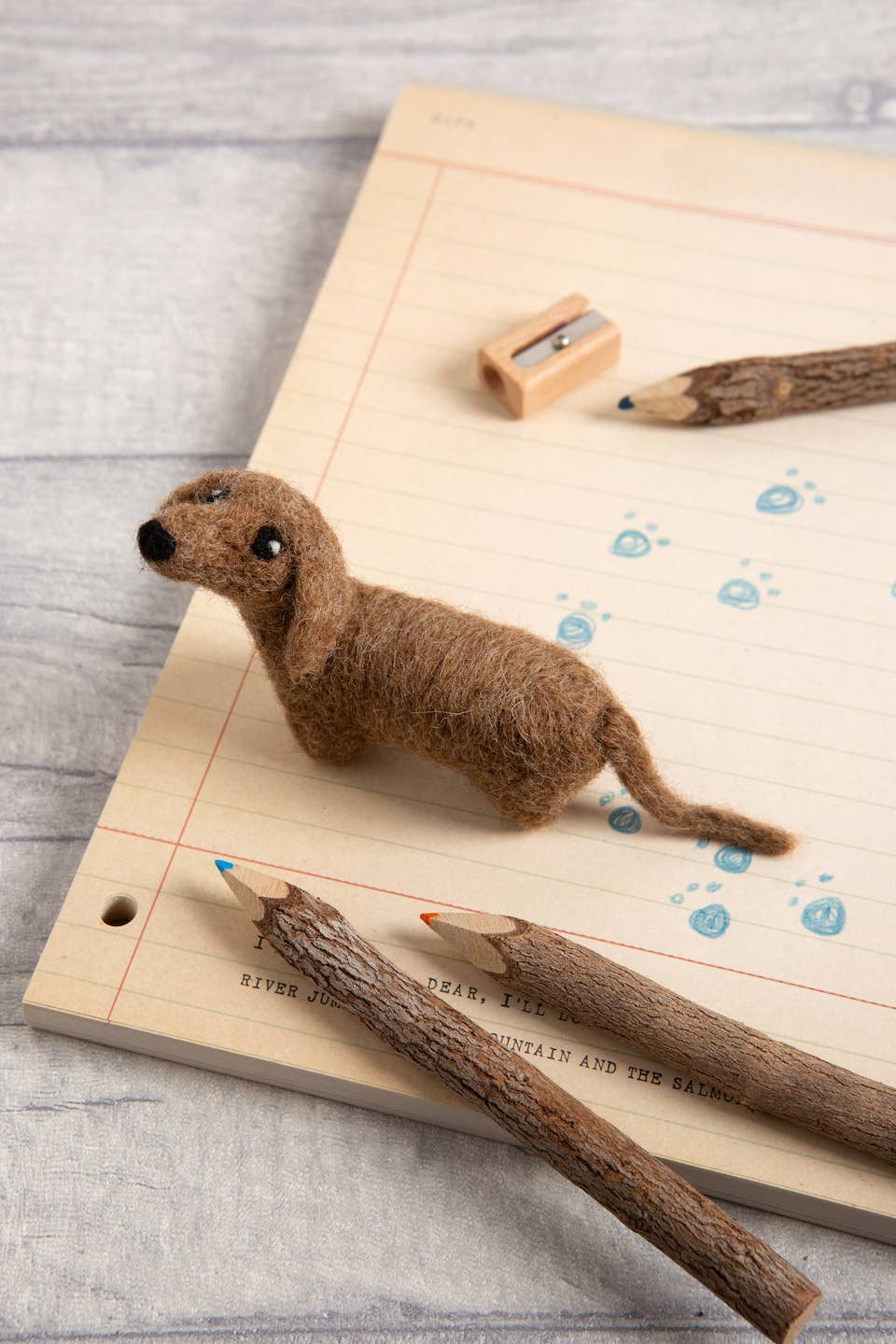 *Pre - order* Beginner Mini Dachshund Needle Felting Craft Kit - Shop at Persephone's Hearth