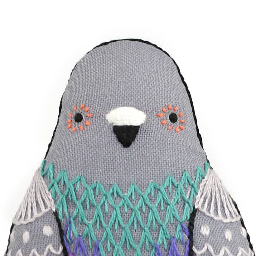 *Pre - Order* Beginner "Pigeon" Embroidery Doll Kit - Shop at Persephone's Hearth