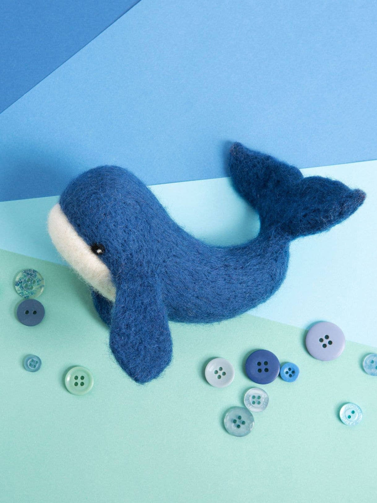 Beginner Whale Needle Felting Kit - Shop at Persephone's Hearth