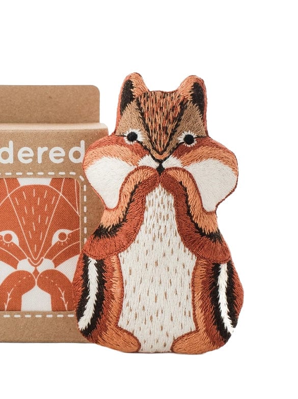 *Pre - Order* "Chipmunk" Embroidery Doll Kit - Shop at Persephone's Hearth