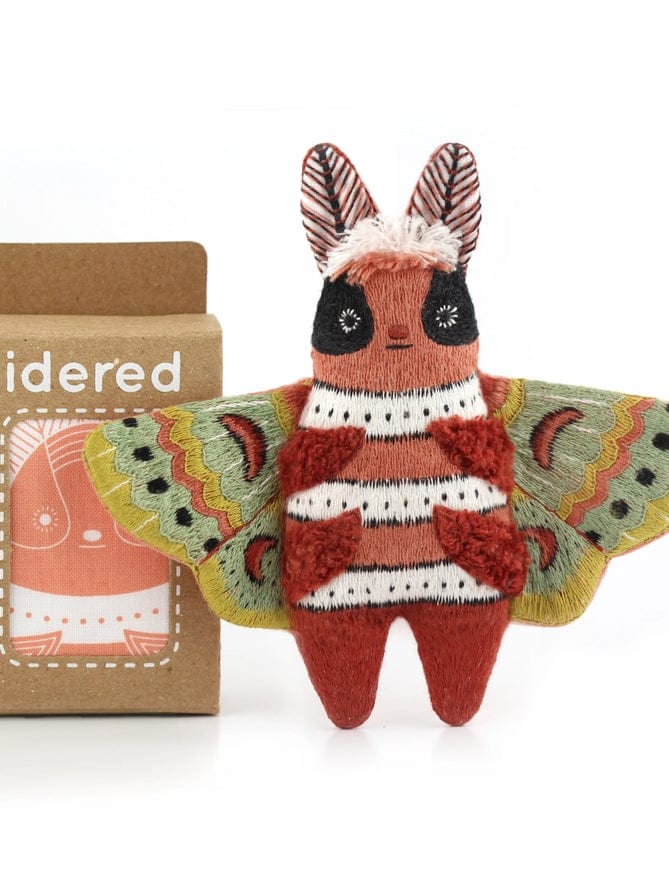 *Pre - Order* "Moth" Embroidery Doll Kit - Shop at Persephone's Hearth