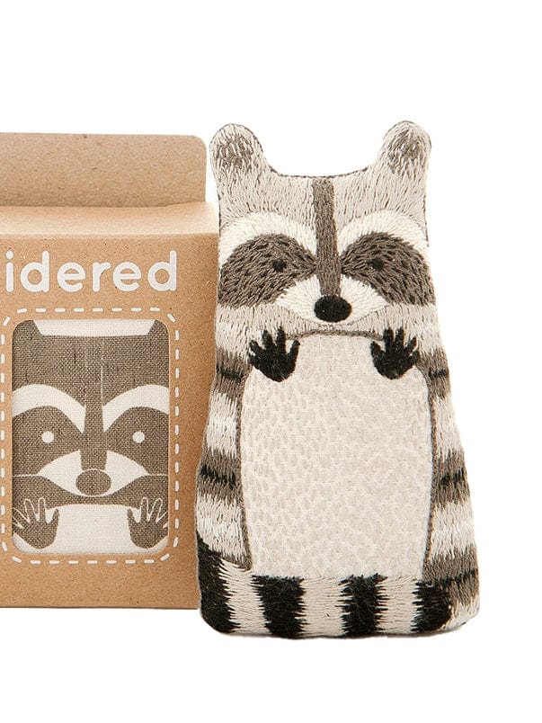 *Pre - Order* "Raccoon" Embroidery Doll Kit - Shop at Persephone's Hearth
