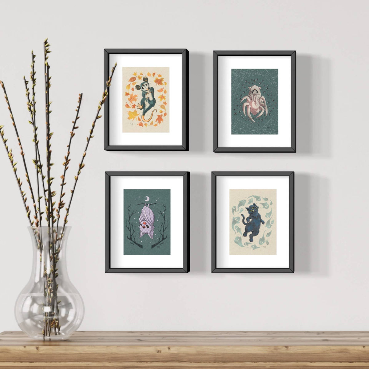 "Purranormal Cativity" Art Print, multiple sizes - Shop at Persephone's Hearth