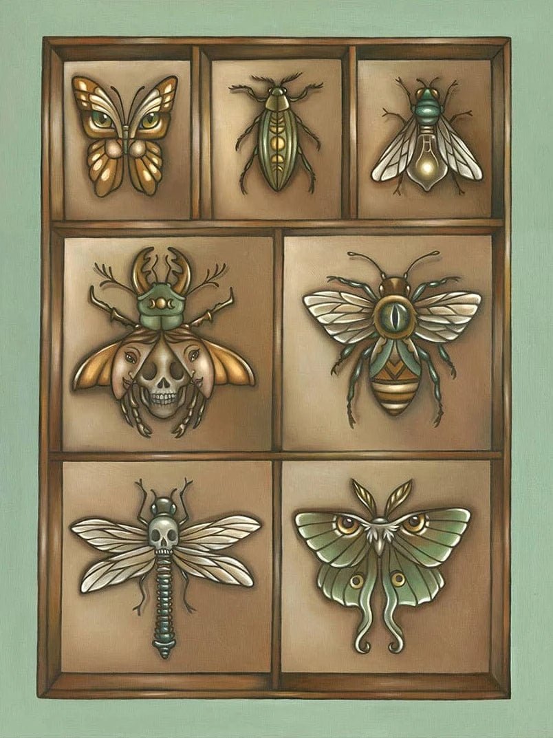 *Retiring* Insect Collection Art Print, 14" x 11" - Shop at Persephone's Hearth