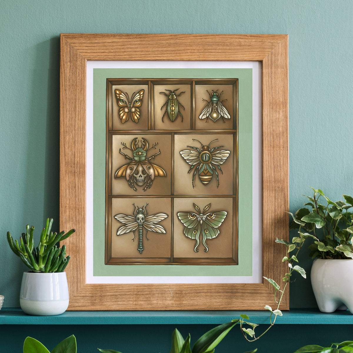 *Retiring* Insect Collection Art Print, 14" x 11" - Shop at Persephone's Hearth