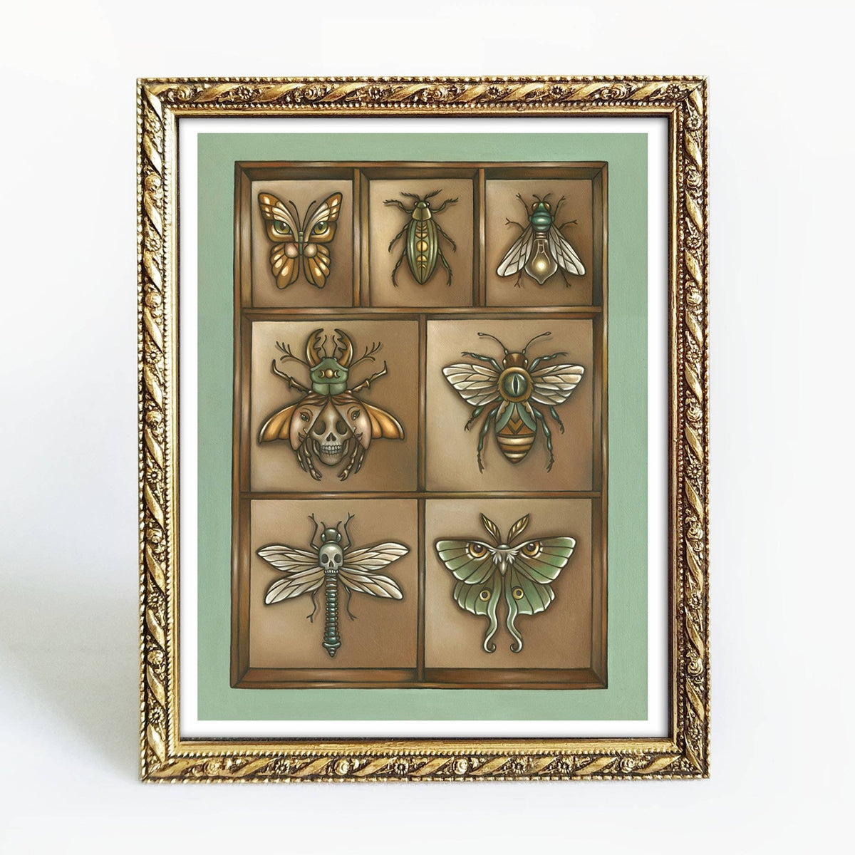 *Retiring* Insect Collection Art Print, 14" x 11" - Shop at Persephone's Hearth