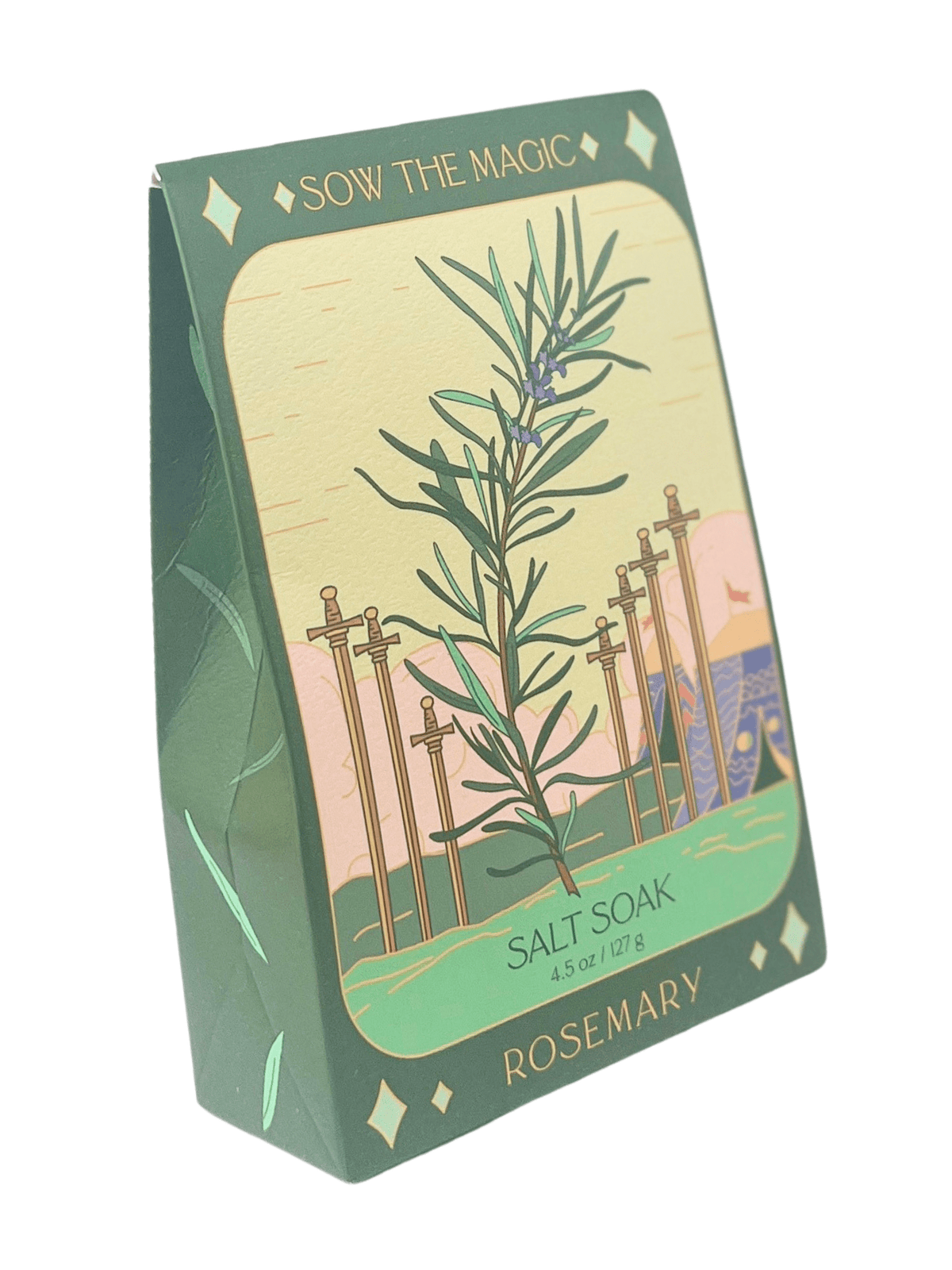 Rosemary Tarot Bath Salt Soak - Shop at Persephone's Hearth