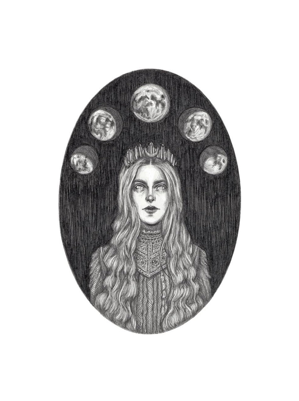 "Selene" Fine Art Print, 10" x 8" - Shop at Persephone's Hearth