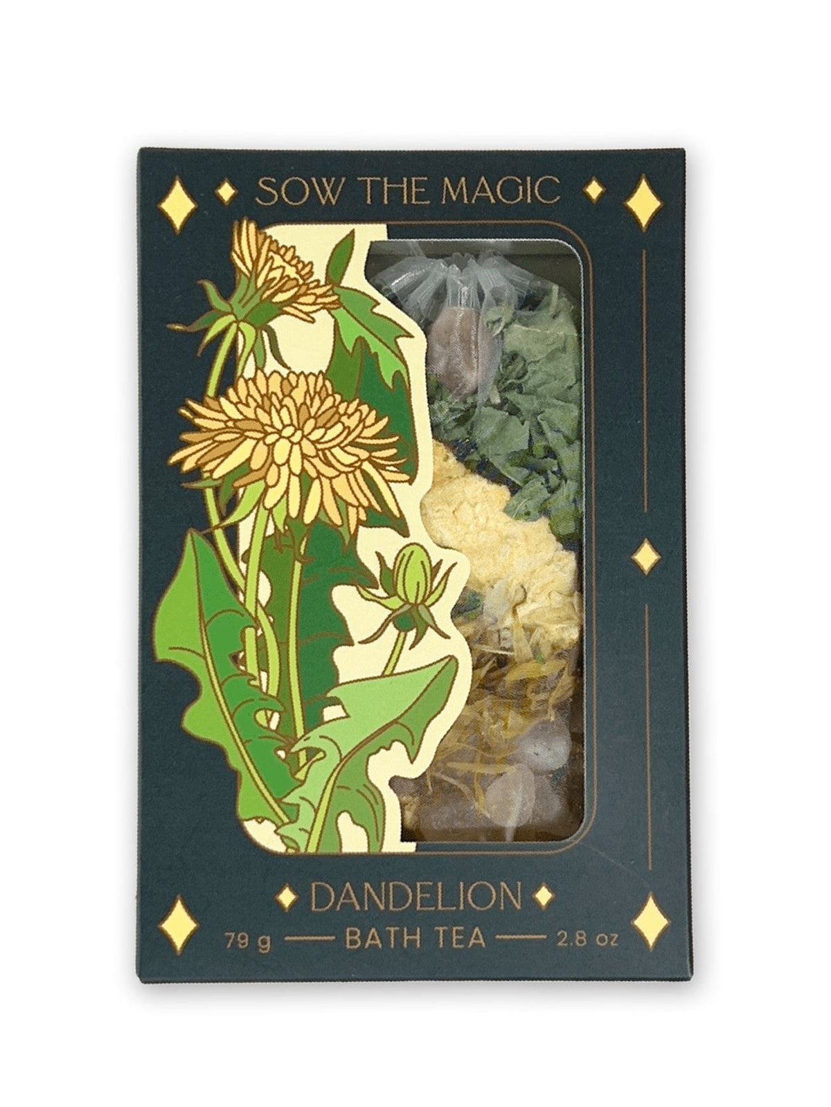Sow the Magic Bath Tea Dandelion Tarot Botanical Bath Tea Box
