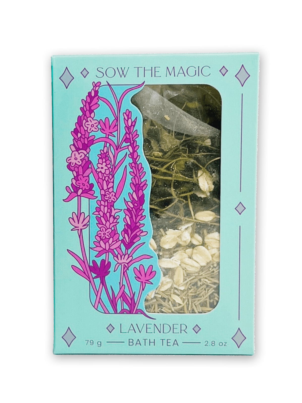 Sow the Magic Bath Tea Lavender Lovers Tarot Botanical Bath Tea Box