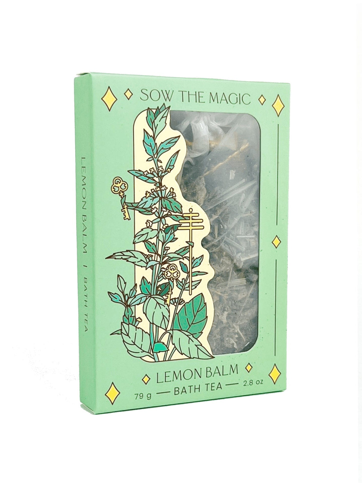 Sow the Magic Bath Tea Lemon Balm Tarot Botanical Bath Tea Box