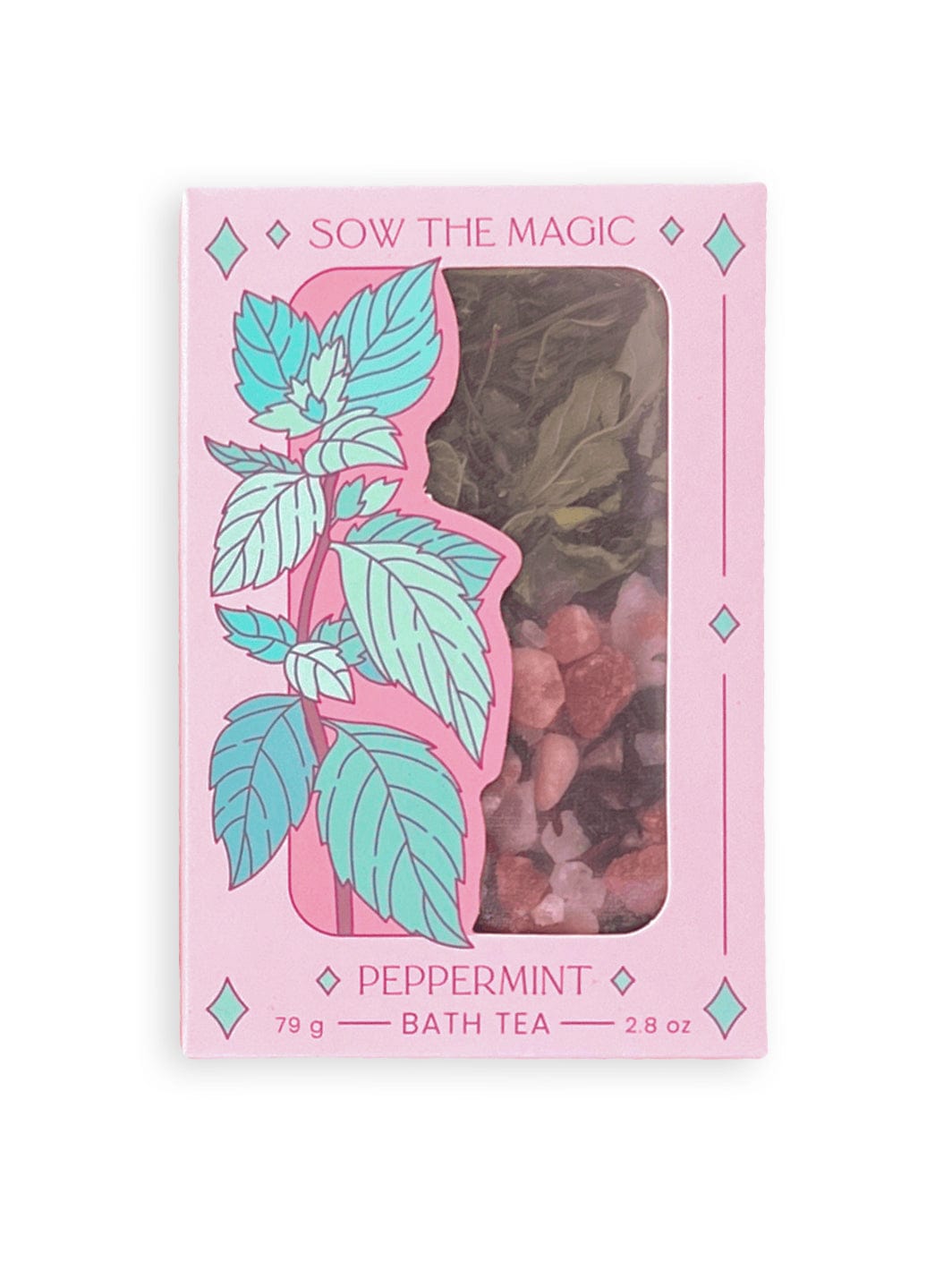 Sow the Magic Bath Tea Peppermint Tarot Botanical Bath Tea Box