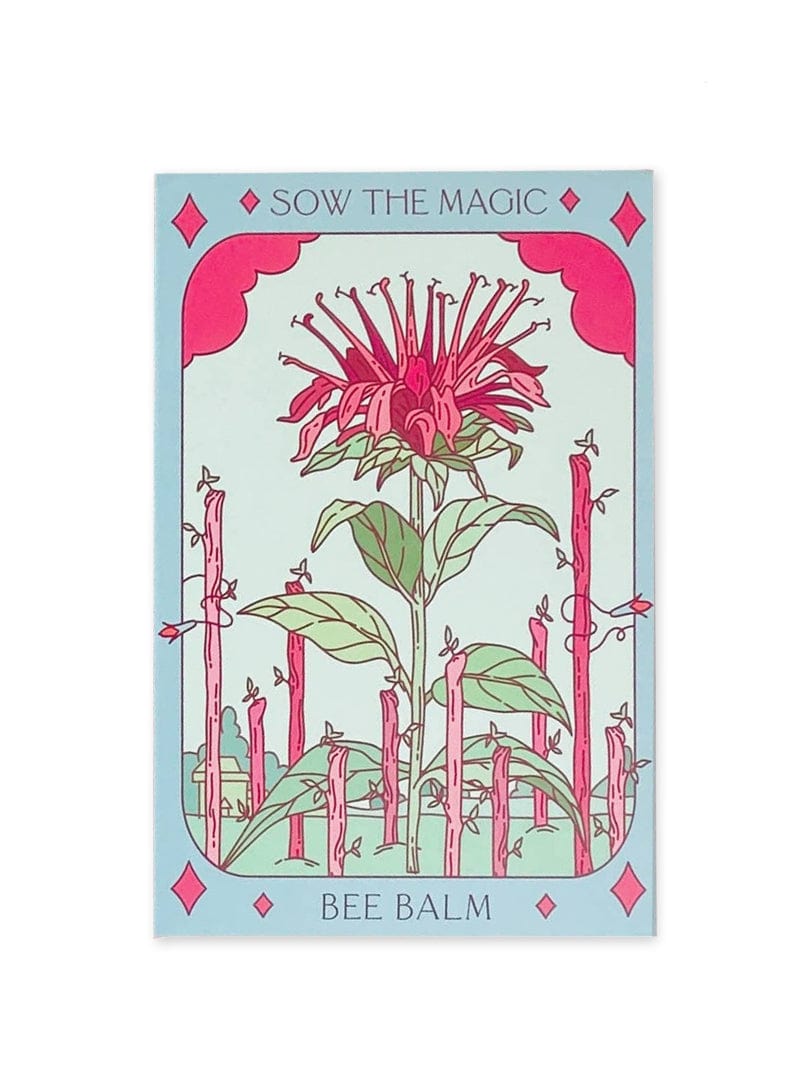 Sow the Magic Bee Balm Tarot Garden Seed Packet