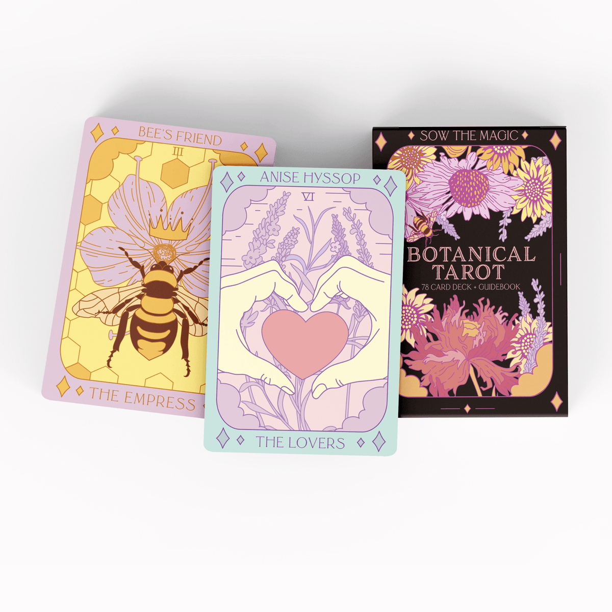 Sow the Magic Botanical Tarot Deck + Guidebook by: Sow the Magic