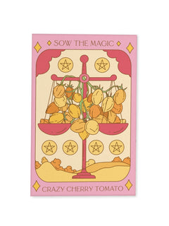 Crazy Cherry Tomato Tarot Garden Seed Packet