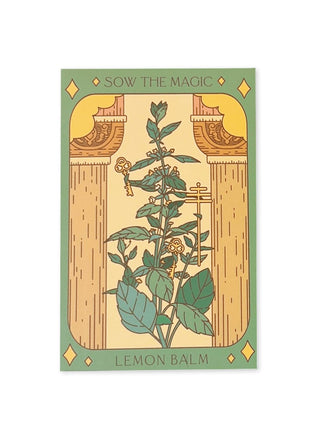 Sow the Magic Lemon Balm Tarot Garden Seed Packet