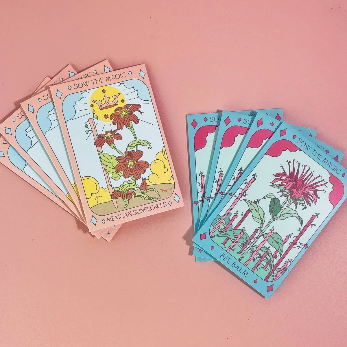 Sow the Magic Mexican Sunflower Tarot Garden + Gift Seed Packet