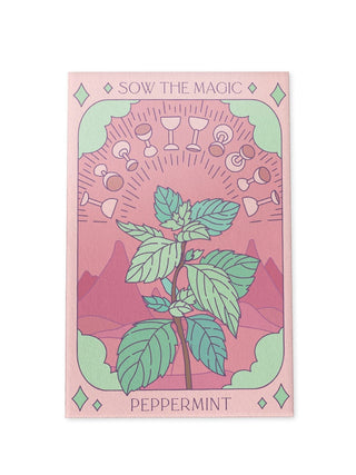 Sow the Magic Peppermint Tarot Garden Seed Packet