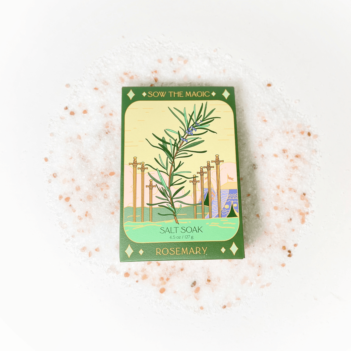 Sow the Magic Rosemary Tarot Bath Salt Soak