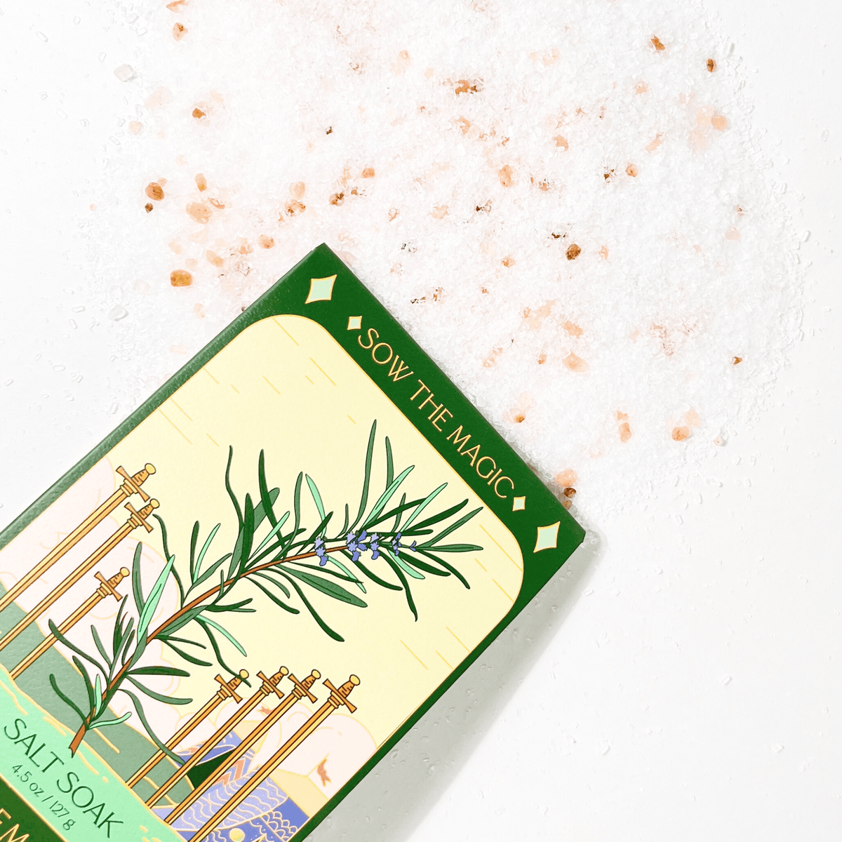 Sow the Magic Rosemary Tarot Bath Salt Soak