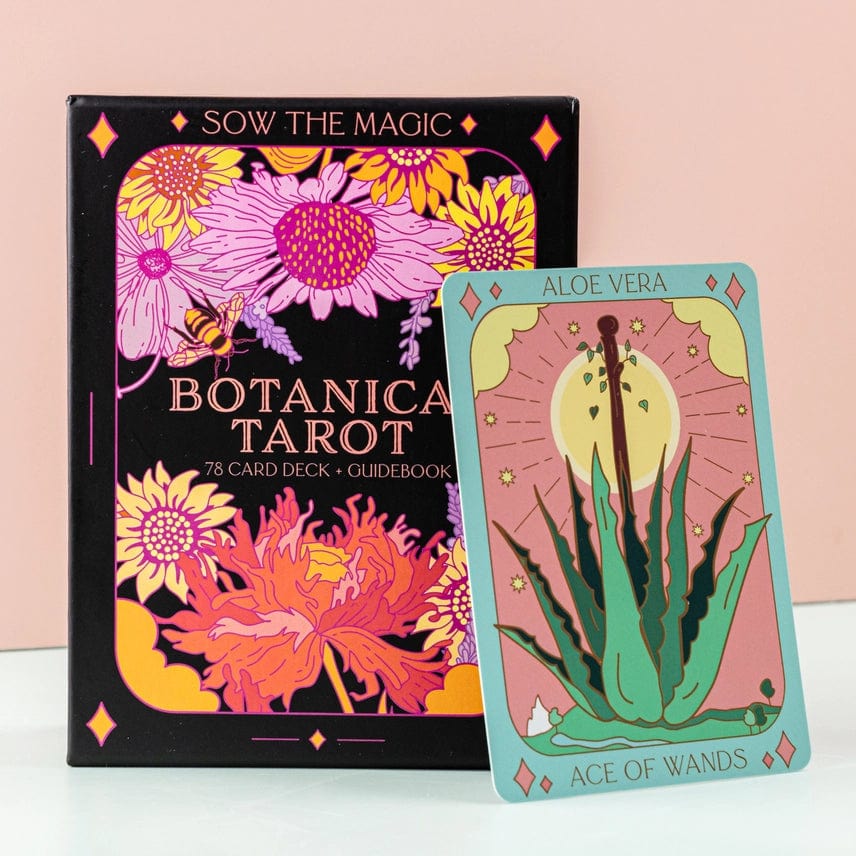 Sow the Magic Tarot Card Deck Botanical Tarot Deck and Guidebook