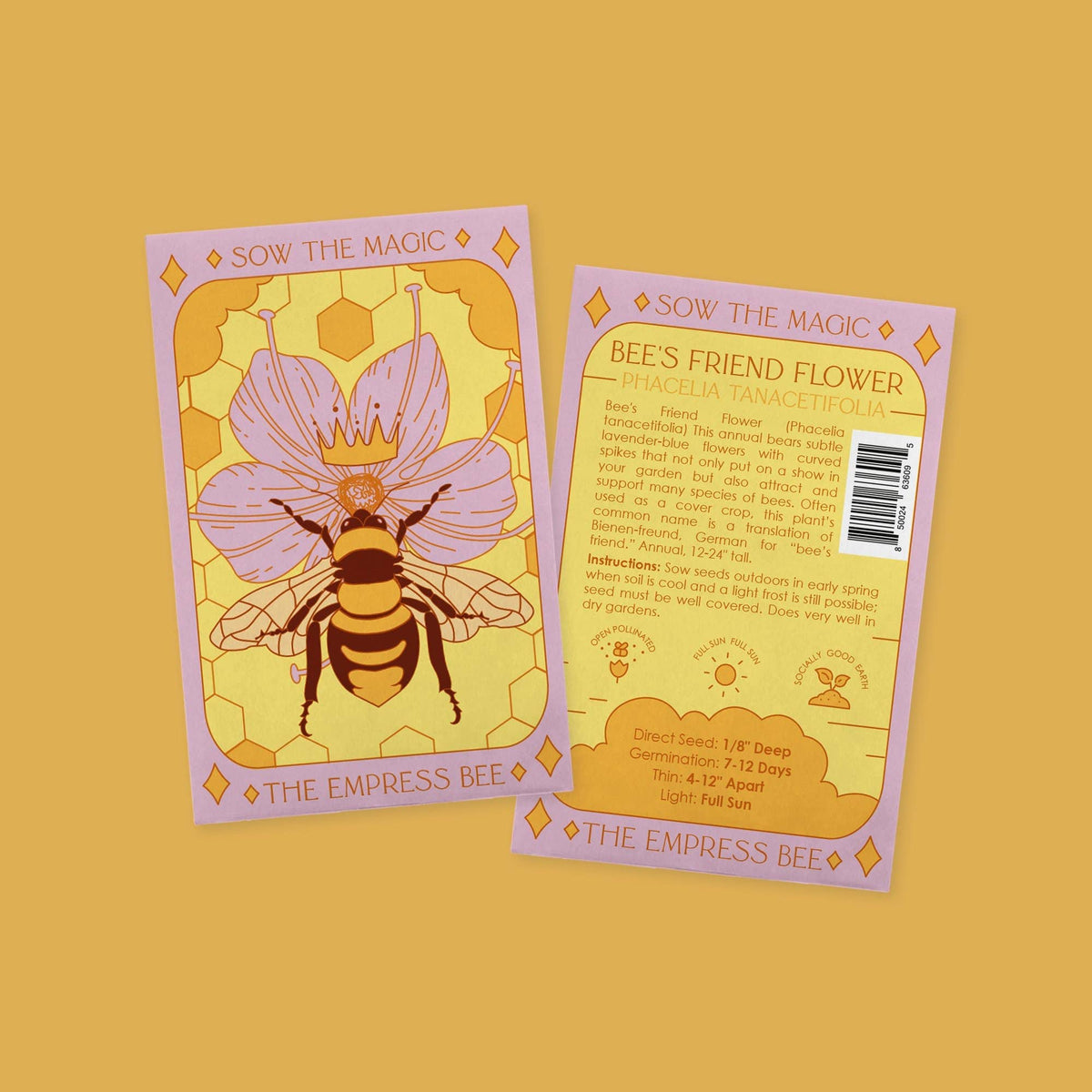 Sow the Magic The Empress Bee Tarot Garden + Gift Seed Packet