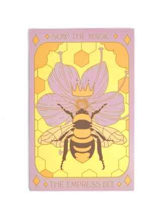 Sow the Magic The Empress Bee Tarot Garden Seed Packet