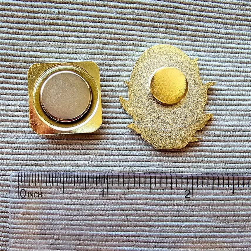 Stargazer Black Cat Enamel Needle Minder - Shop at Persephone's Hearth