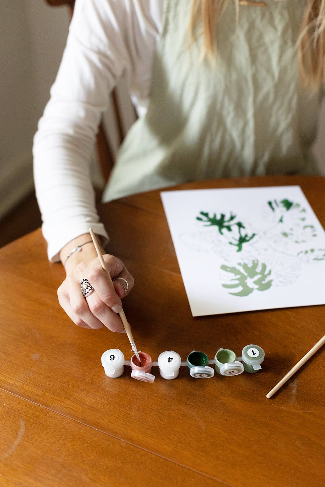 Sunflower Garden Paint - By - Numbers Kit - Shop at Persephone's Hearth