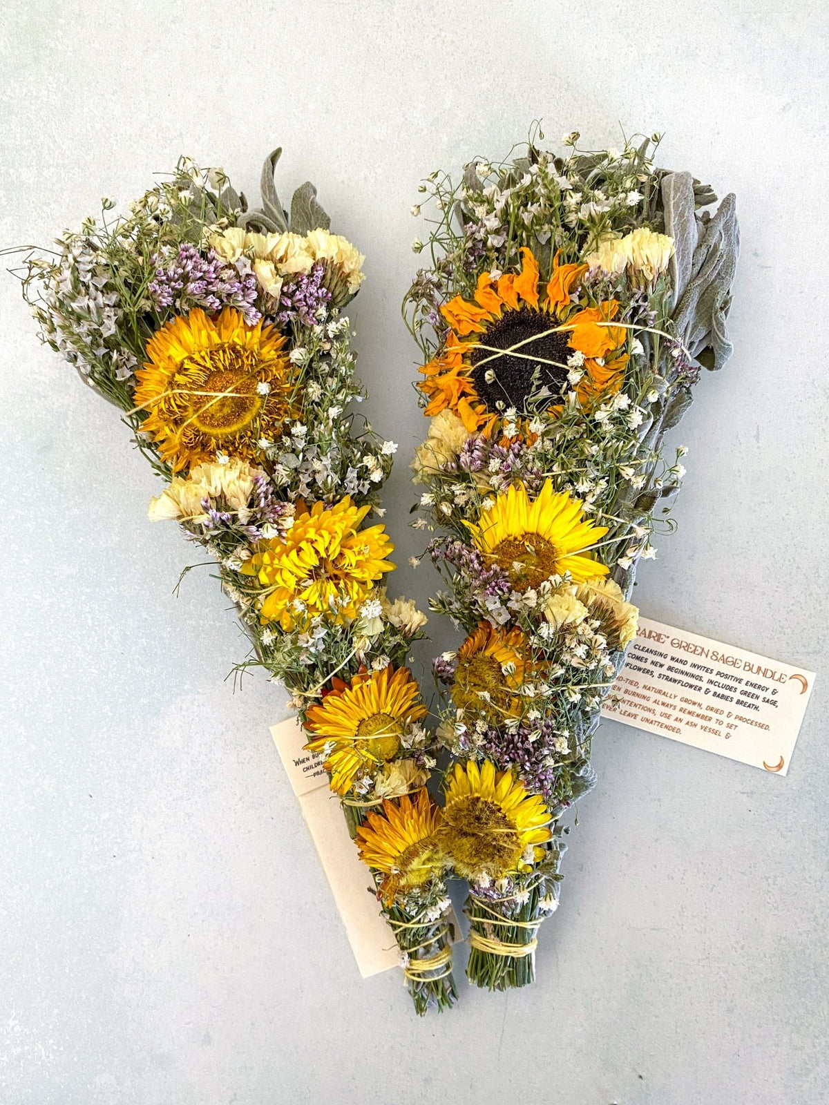 Sunshine Prairie Floral Sage Smoke Cleansing Bundle - Shop at Persephone's Hearth