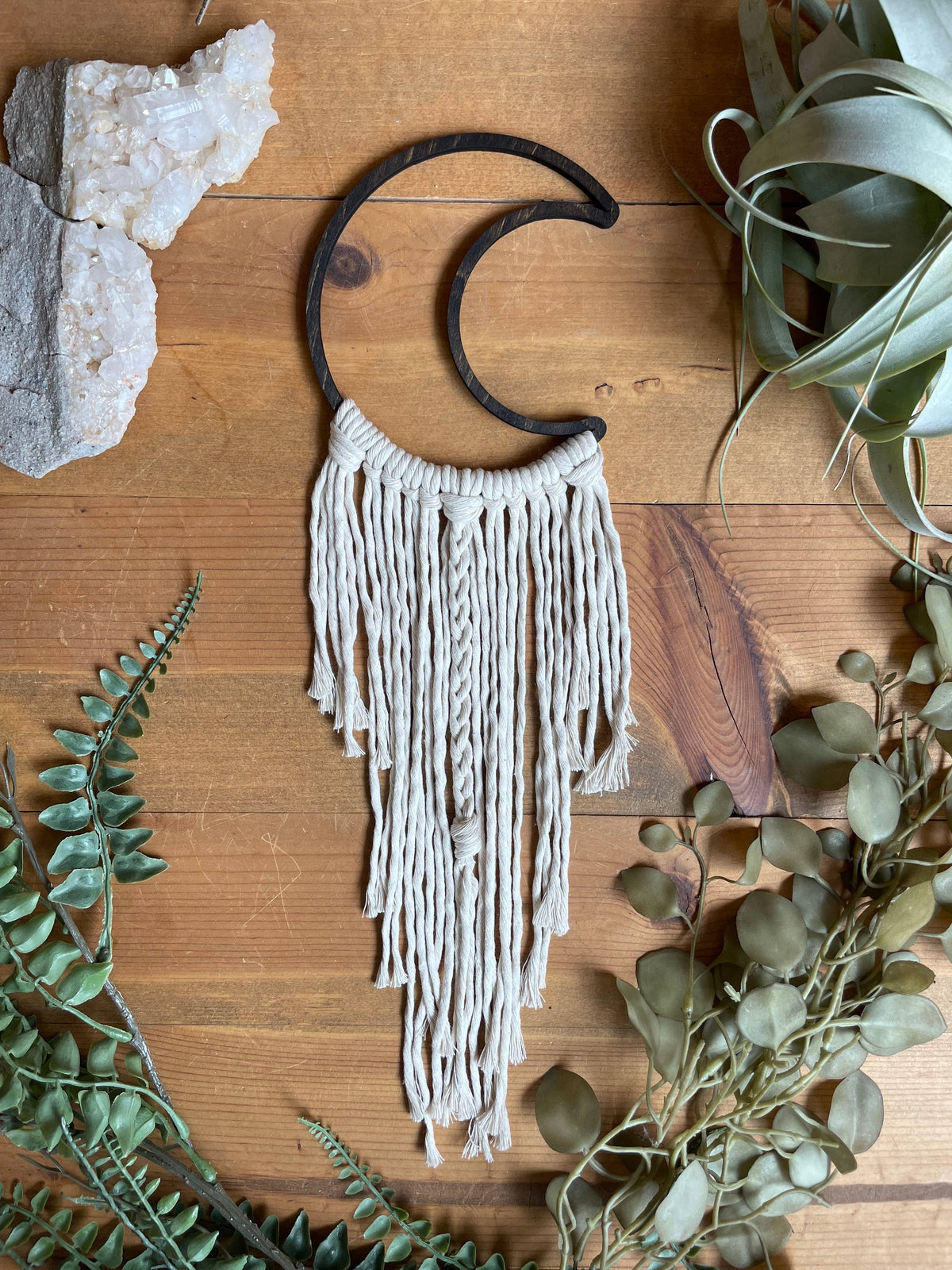 Tangled Up In Hue DIY Open Moon Mini Macrame Kit