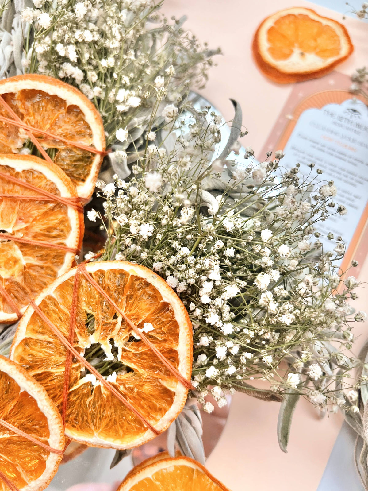 The 12th Moon CITRUS HARVEST Sage Bundle - SEASONAL Smudge - FALL + WINTER