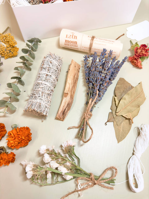 DIY Sage Smoke Cleansing Bundle Kit