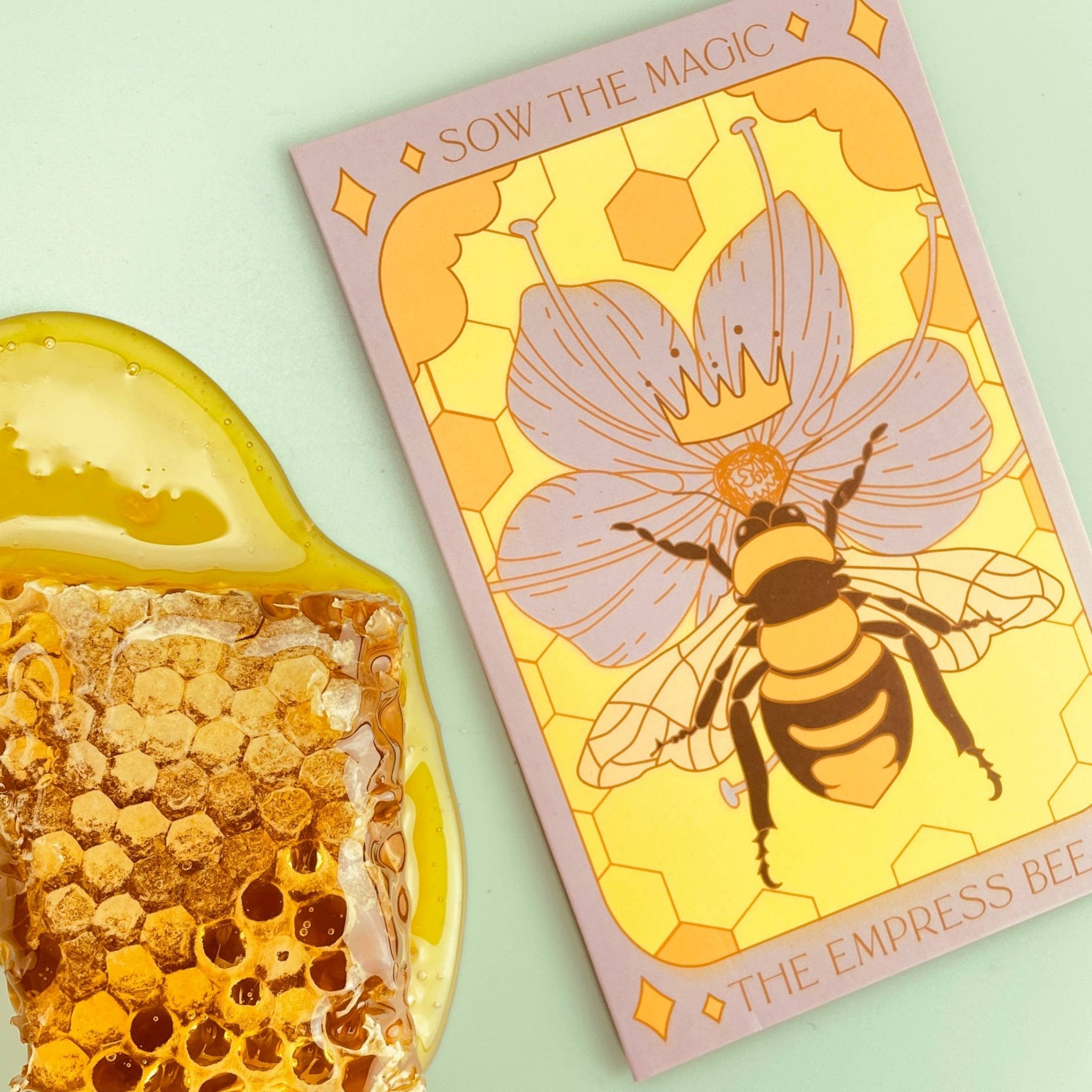 The Empress Bee Tarot Seed Packet - Thumbnail 4