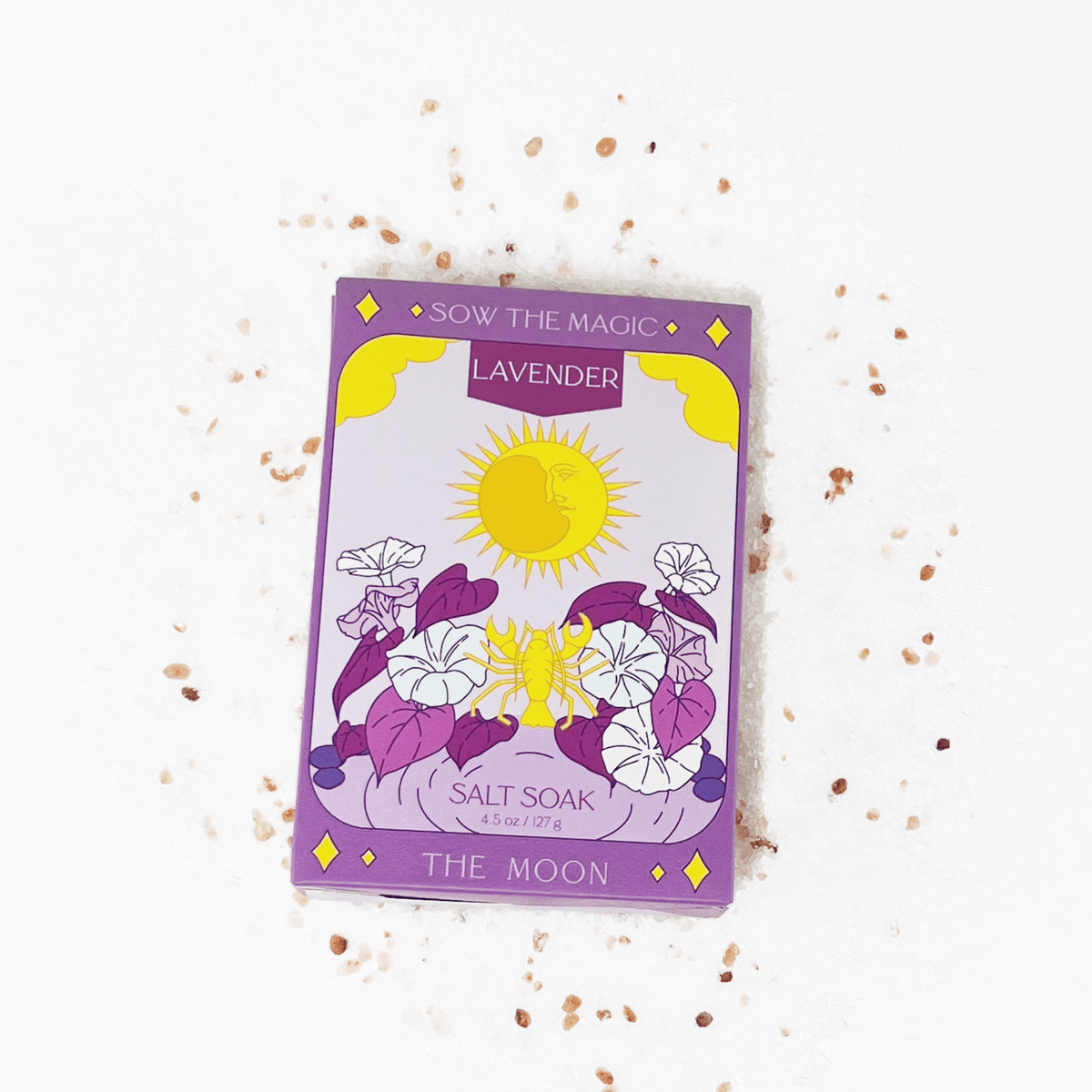 The Moon Salt Soak in Lavender - Shop at Persephone's Hearth