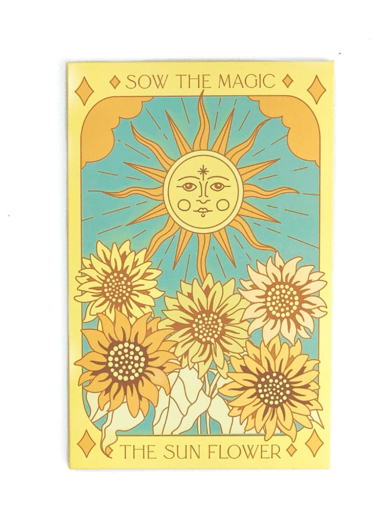 The Sunflower (Ring of Fire) Tarot Garden Seed Packet - Shop at Persephone's Hearth