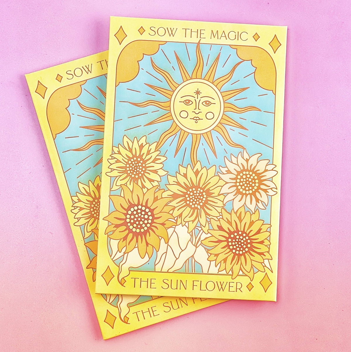 The Sunflower (Ring of Fire) Tarot Garden Seed Packet - Shop at Persephone's Hearth