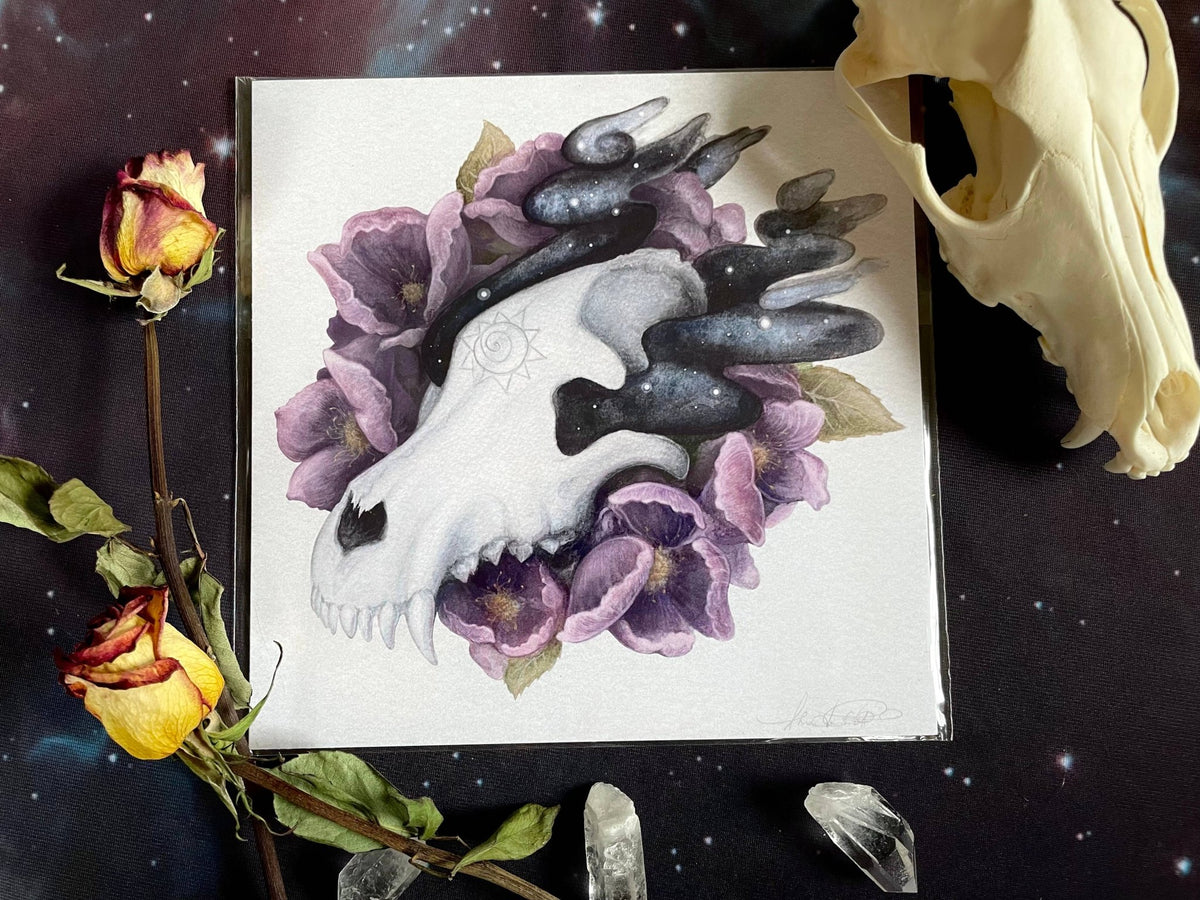 "Tranquility" Art Print, 8" x 8" - Shop at Persephone's Hearth