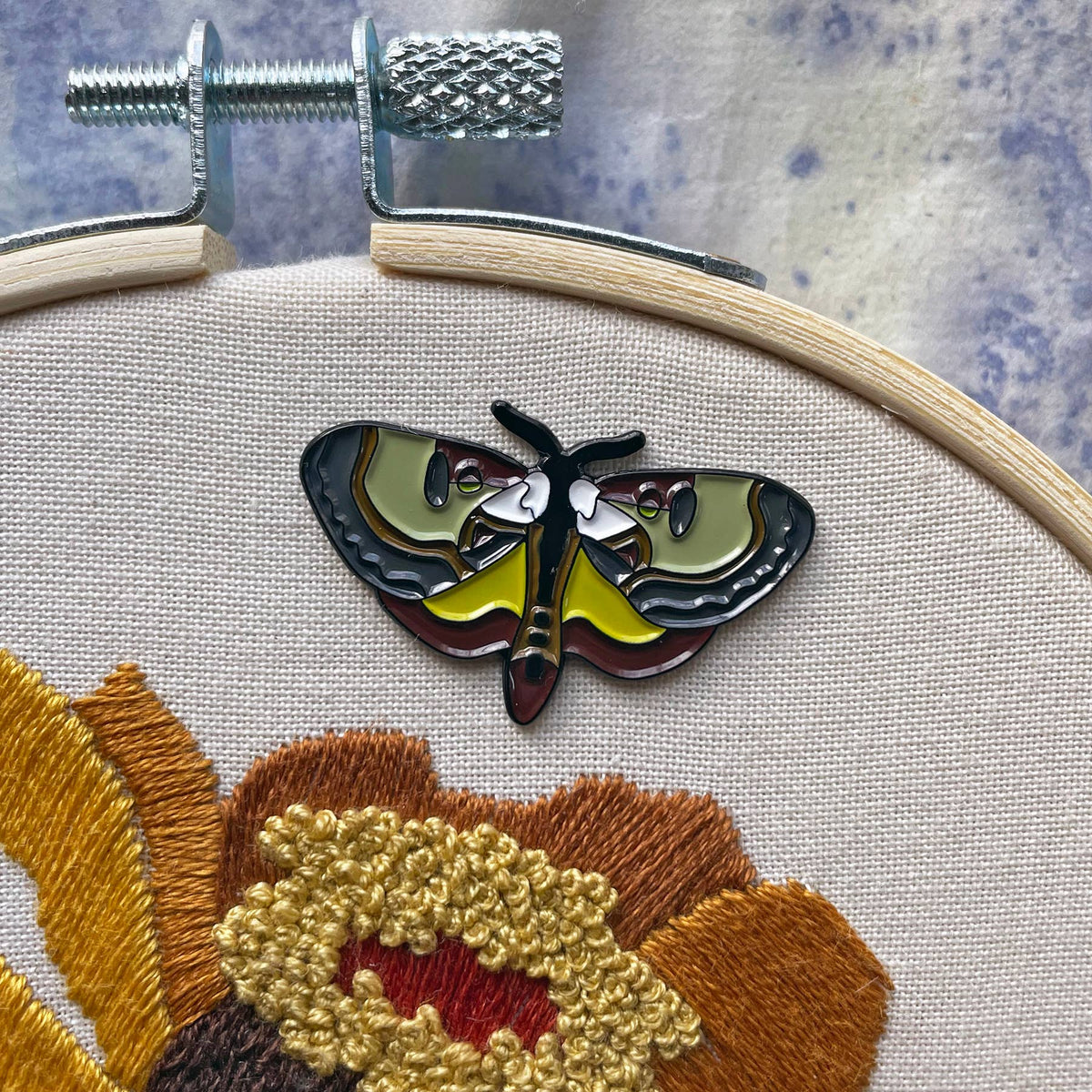 Wood Nymph Moth Needle Minder - Shop at Persephone's Hearth