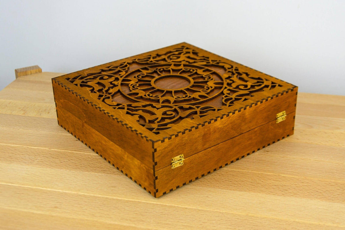 Wooden Thread Organizer Box (holds 60 bobbins) - Shop at Persephone's Hearth