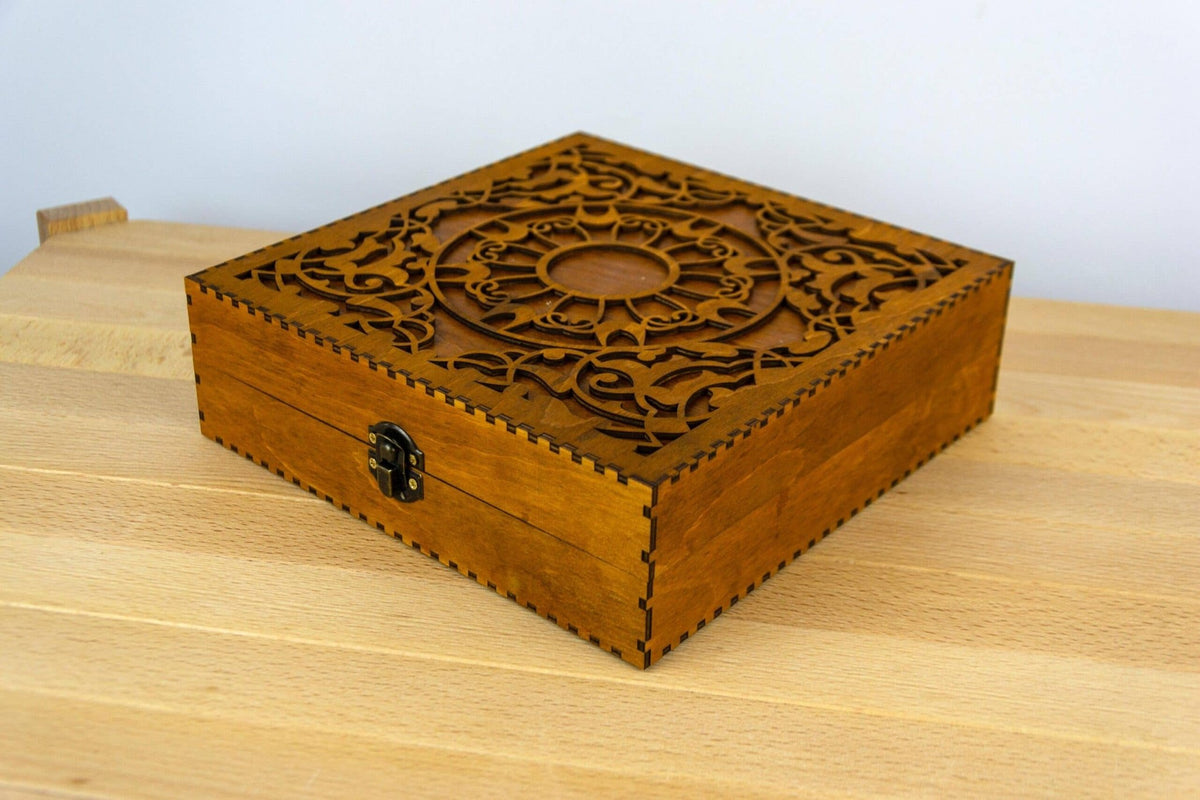 Wooden Thread Organizer Box (holds 60 bobbins) - Shop at Persephone's Hearth