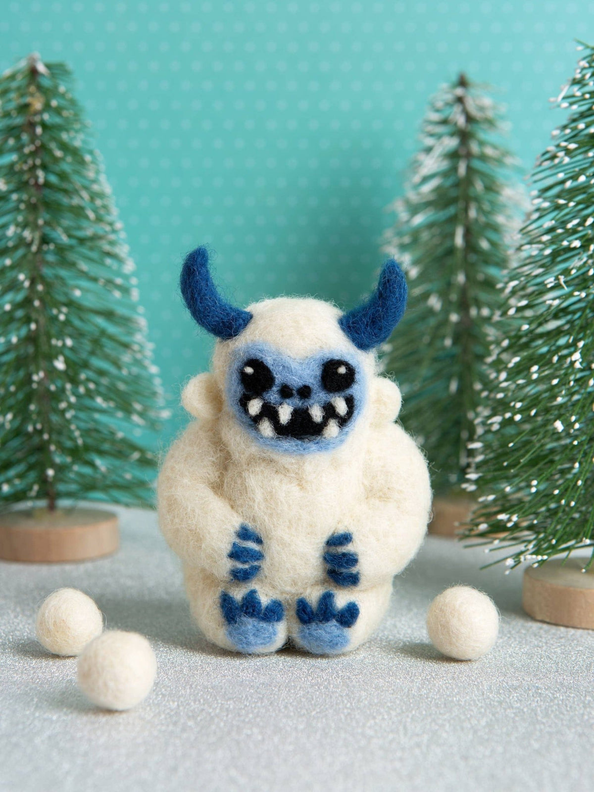 Yeti Mini Needle Felting Kit - Shop at Persephone's Hearth