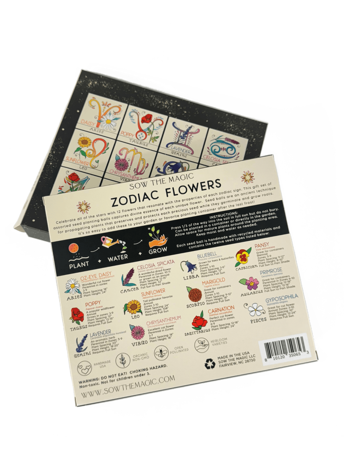 Zodiac Flower Seed Ball Flower Planting Set - Shop at Persephone's Hearth